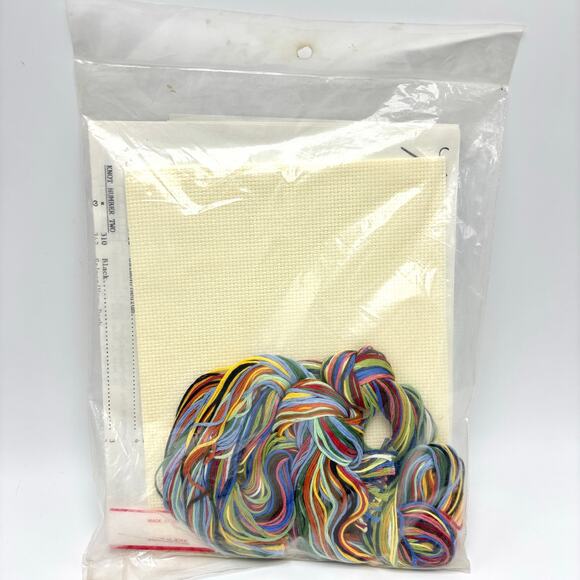 Hot Air Balloons Counted Cross Stitch Kit Imaginations Rainbow Vintage 90s 1996 - Picture 5 of 6